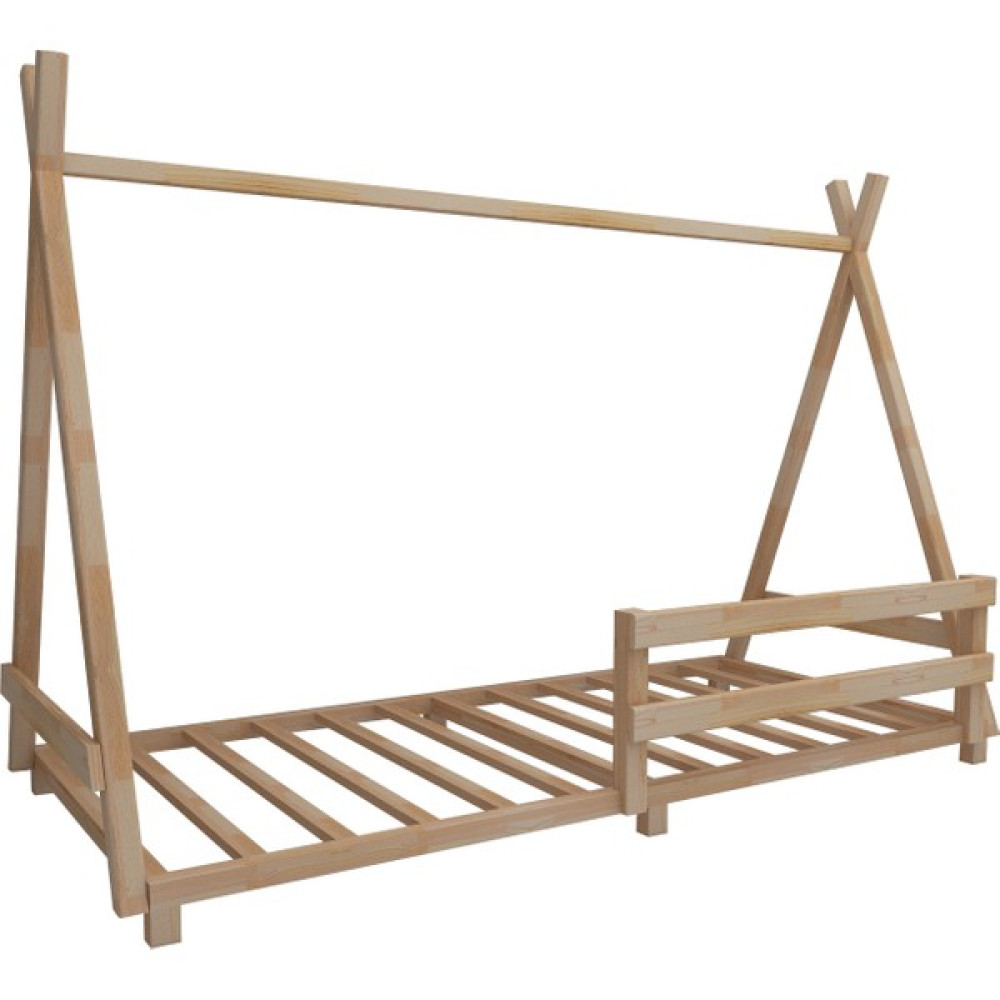 Türker Design Akor Çocuk Montessori Doğal Ahşap Yatak - Naturel - 90 x 190 cm Karyola Fiyatı
