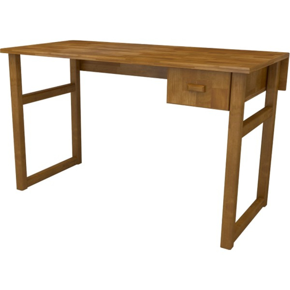 Türker Design Mayk Doğal Ahşap Çekmeceli Çalışma Masası - 116X55 - Meşe Çalışma Masası Fiyatı