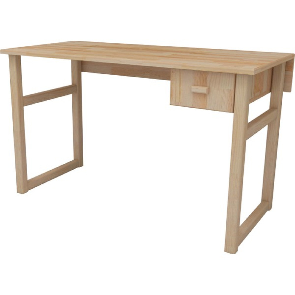 Türker Design Mayk Doğal Ahşap Çekmeceli Çalışma Masası - 116X55 - Naturel Çalışma Masası Fiyatı