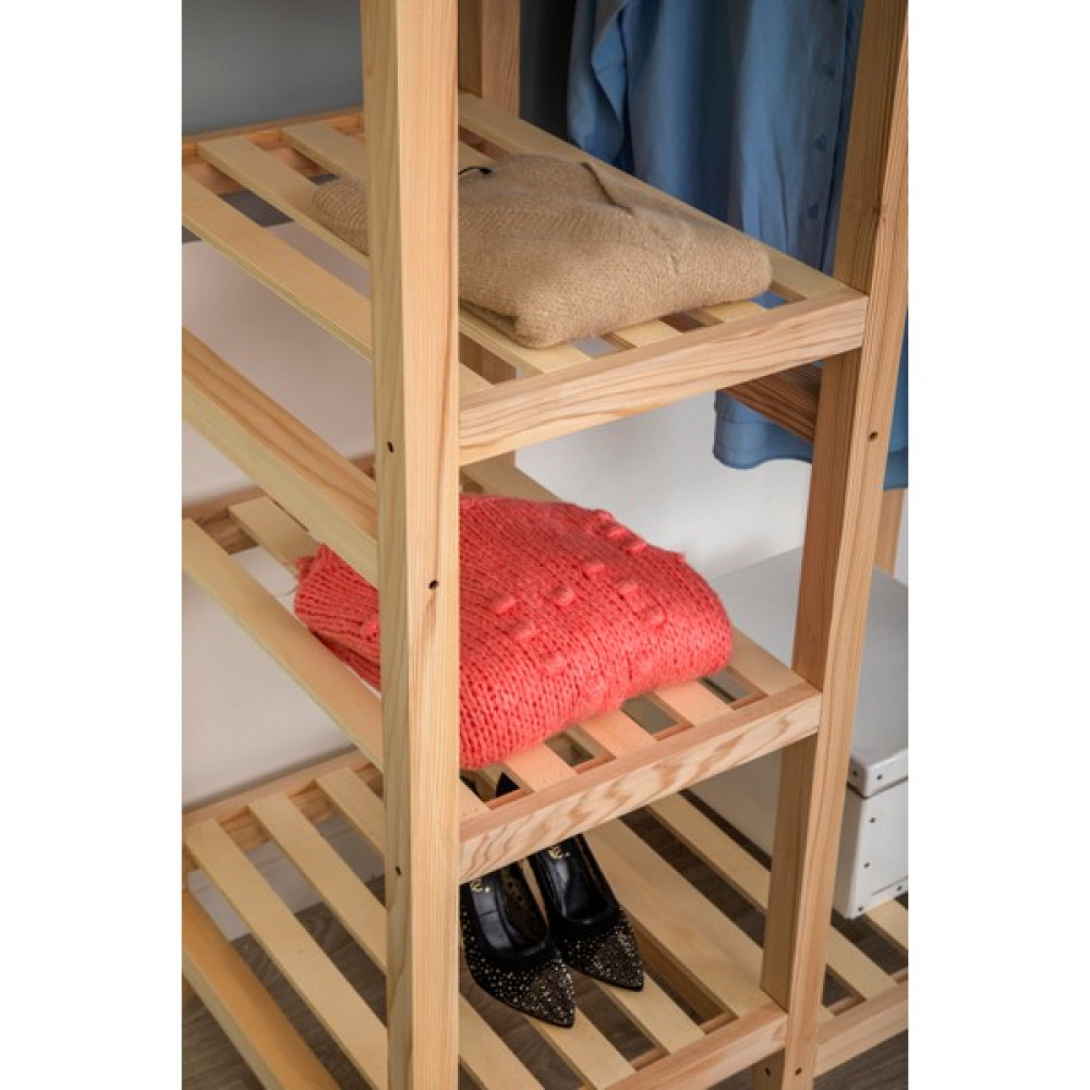 Türker Design Sandre Açık Gardrop 35CM - Kahverengi Gardrop & Dolap Fiyatı