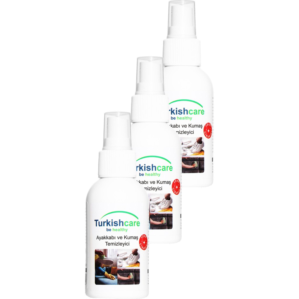 Turkishcare Ayakkabı ve Kumaş Temizleme Spreyi 100 Ml. Üçlü Set Ayakkabılar ve Çantalar Fiyatı