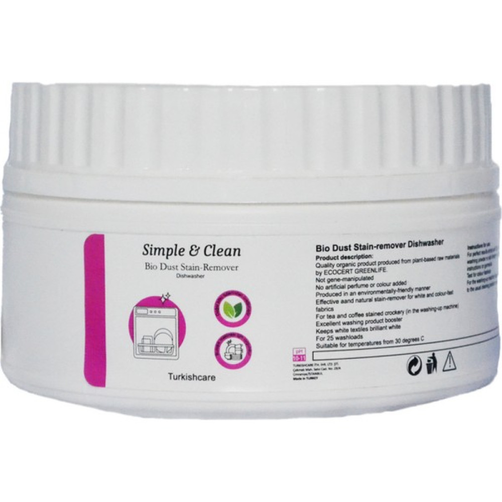 Turkishcare Organik Bio Bulaşık Leke Çıkarıcı Toz 250 gr Bulaşık Yıkama Fiyatı