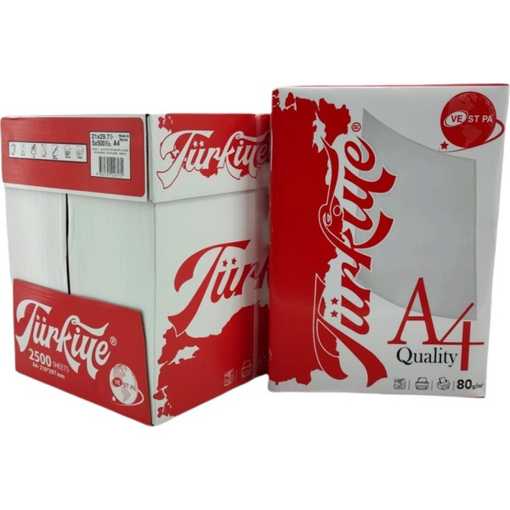 Türkiye Copy 80 gr A4 Fotokopi Kağıdı 5 Paket (1 Koli) Fotokopi Kağıdı Fiyatı