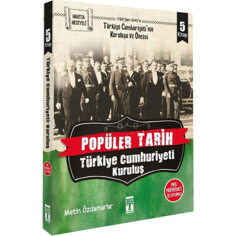 Türkiye Cumhuriyeti: Kuruluş (5 Kitap)-Metin Özdamarlar Okul Öncesi Eğitici & Öğretici Kitaplar Fiyatı
