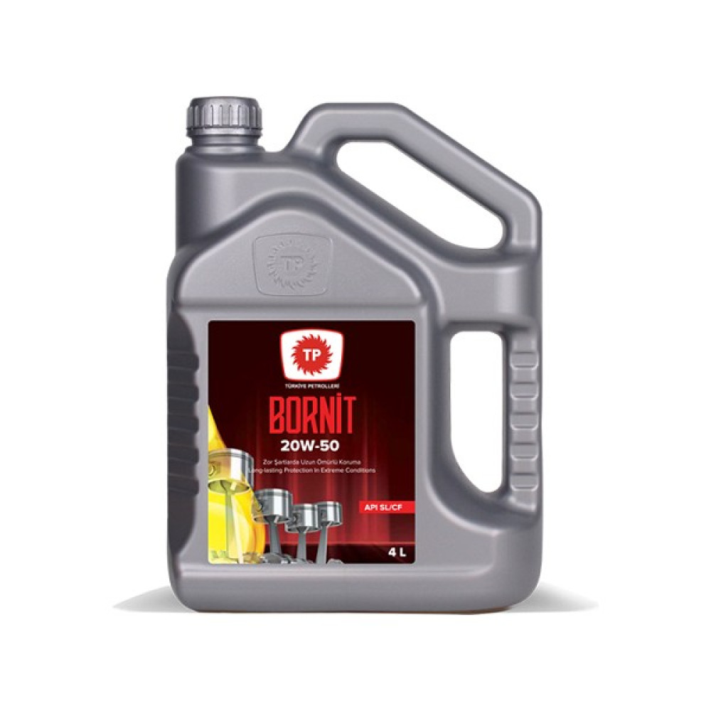 Türkiye Petrolleri Bornit 20W-50 4 Litre Motor Yağı ( Üretim Yılı :2021 ) Motor Yağı Fiyatı