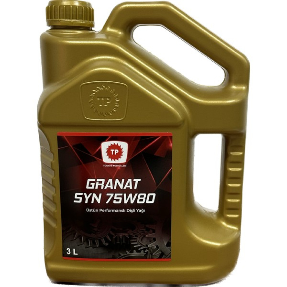 Türkiye Petrolleri Granat SYN 75W-80 Manuel Şanzıman Yağı 3 Litre (Üretim Yılı: 2022) Motor Yağı & Katkıları Fiyatı