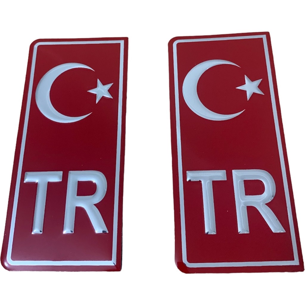 Türkiye Tr Kırmızı Plaka Stıcker Diğer Fiyatı