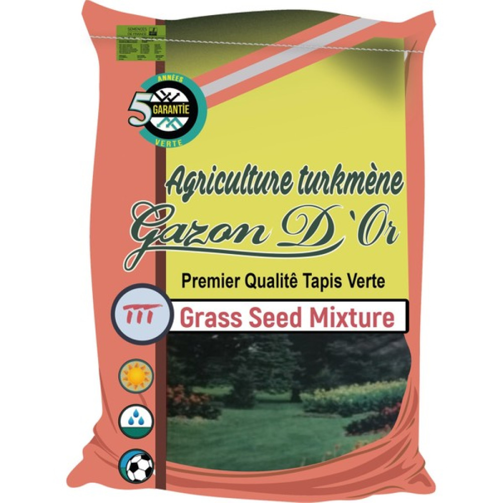 Türkmen Gazon D'or 7'li Karışım Fiesta Çim Tohumu 7 Günde Çimlenen(Ttt) - 1 kg Tohum Fiyatı