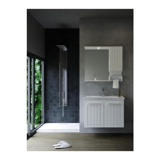 Turkuaz Anova Etajerli 80 cm Lavabo