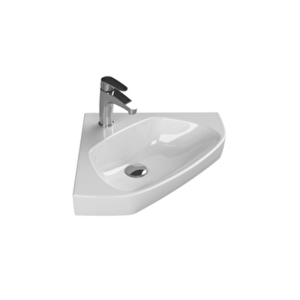 Turkuaz Arda Köşe Lavabo 46x46 Cm Lavabo Fiyatı