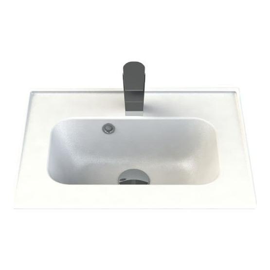Turkuaz Blue 50x36.5 cm Etajerli Lavabo