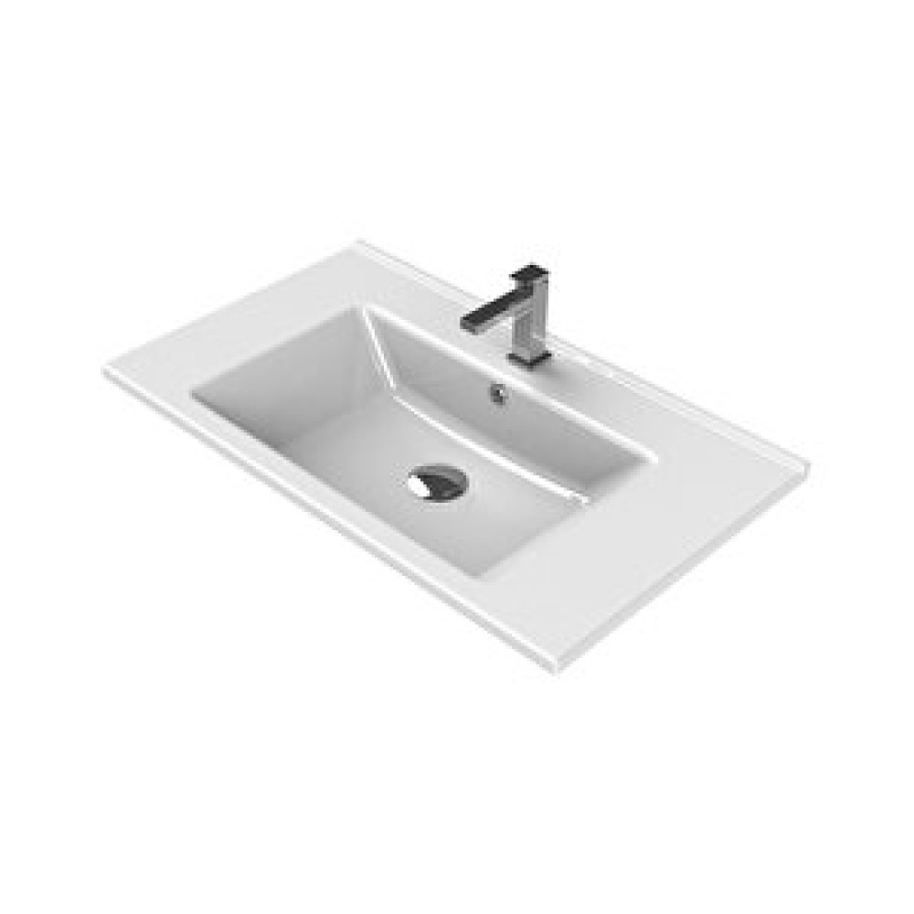 Turkuaz Cerastyle Arte 65 cm Etejer Uyumlu Lavabo 65x45 cm Lavabo Fiyatı