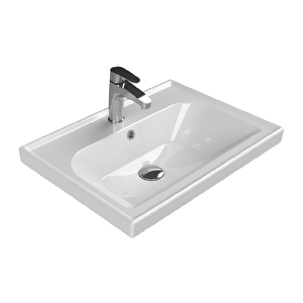 Turkuaz Cerastyle Frame Etajerli Lavabo 65 Cm Lavabo Fiyatı