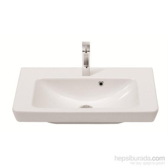 Turkuaz Cerastyle Porto 35x65 cm Etajerli Lavabo