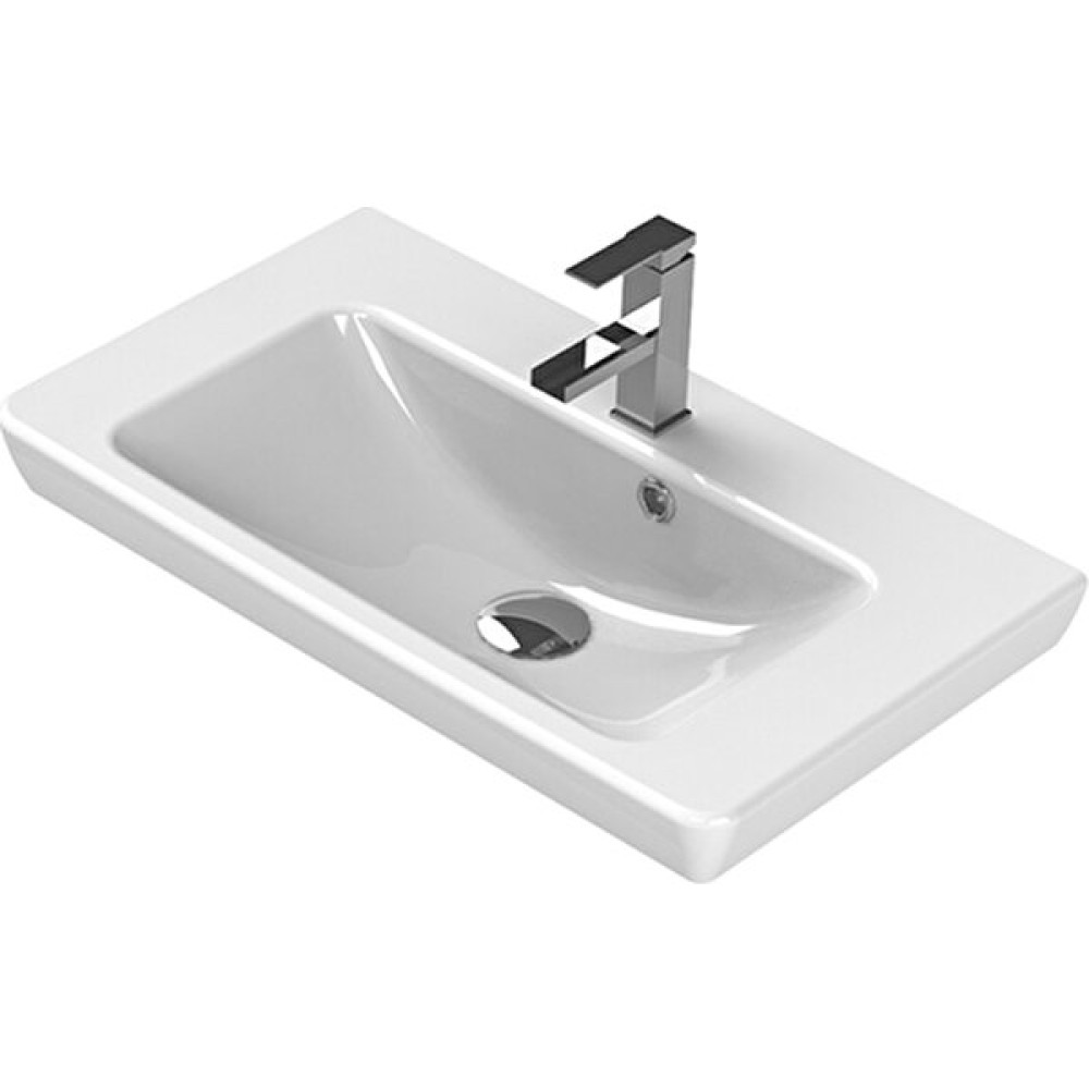 Turkuaz Cerastyle Porto Etajerli Lavabo 65 cm 068100U Lavabo Fiyatı