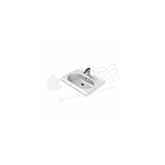 Turkuaz City Etajerli 60 cm Lavabo Lavabo Fiyatı