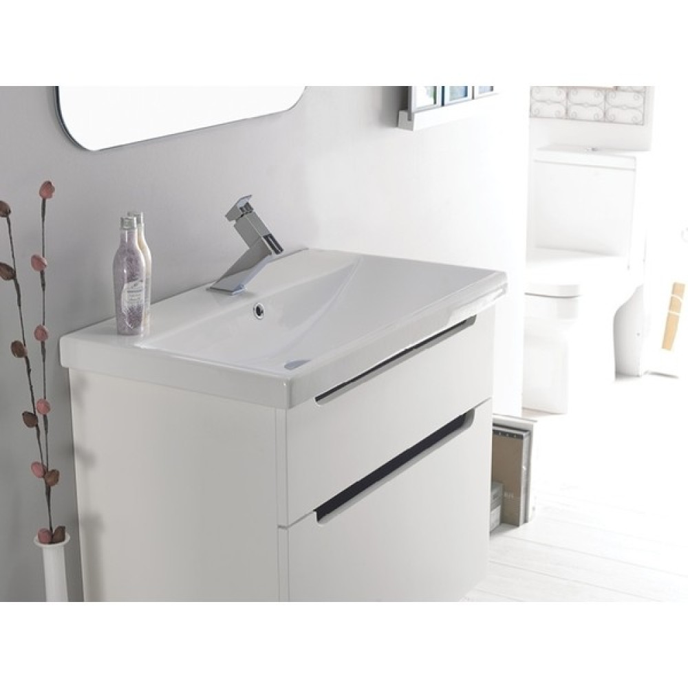 Turkuaz Elite 80 cm Etajerli Lavabo - Beyaz Oto Boyaları Fiyatı