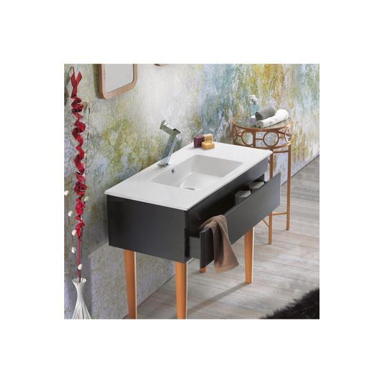 Turkuaz Ibiza Etajerli 91 cm Lavabo