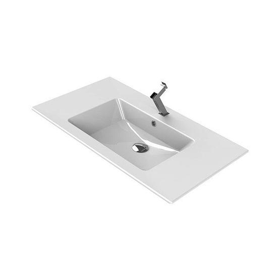Turkuaz Ibiza Etajerli 91 cm Lavabo