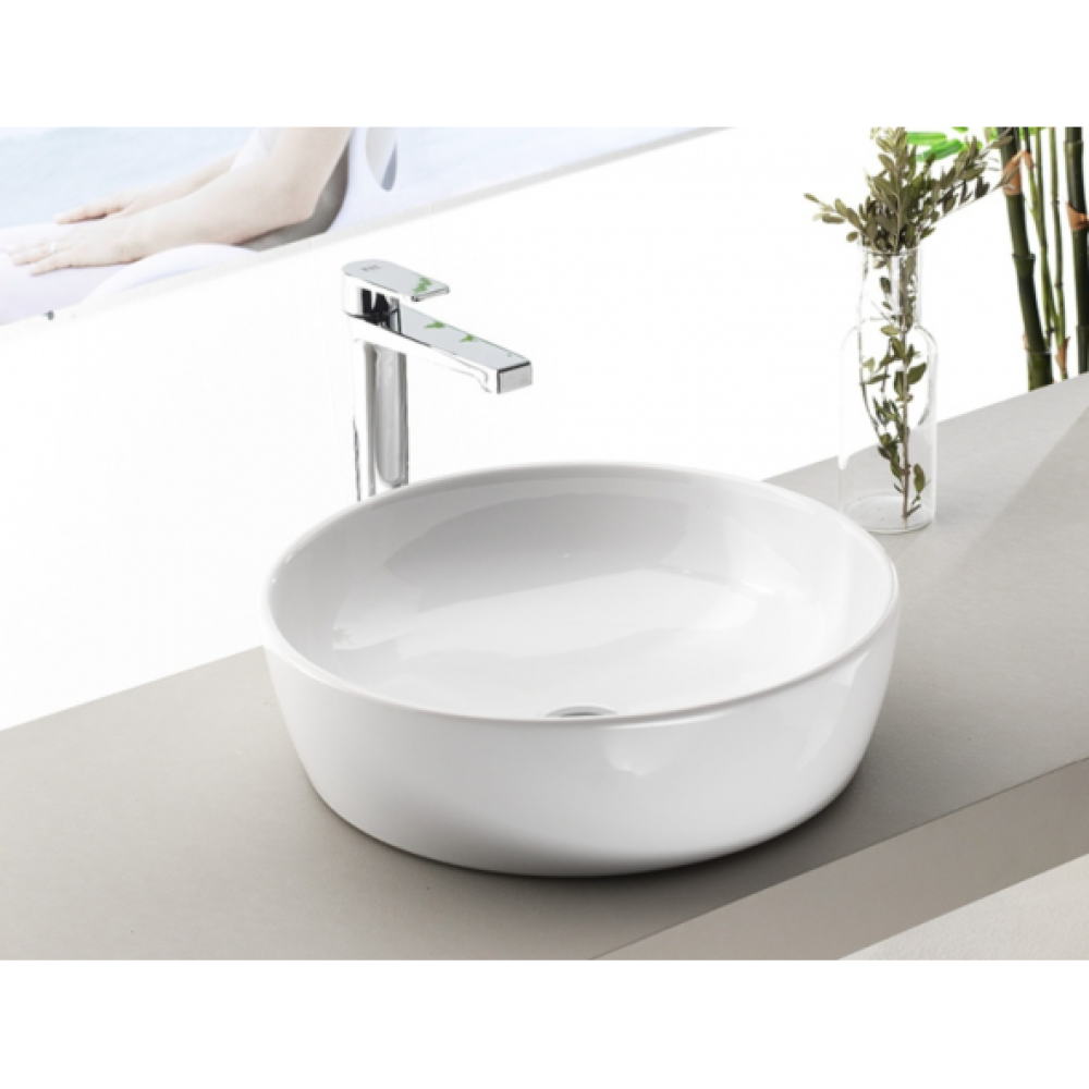 Turkuaz One 46 Cm Oval Deliksiz Tezgah Ustu Lavabo Lavabo Fiyatı