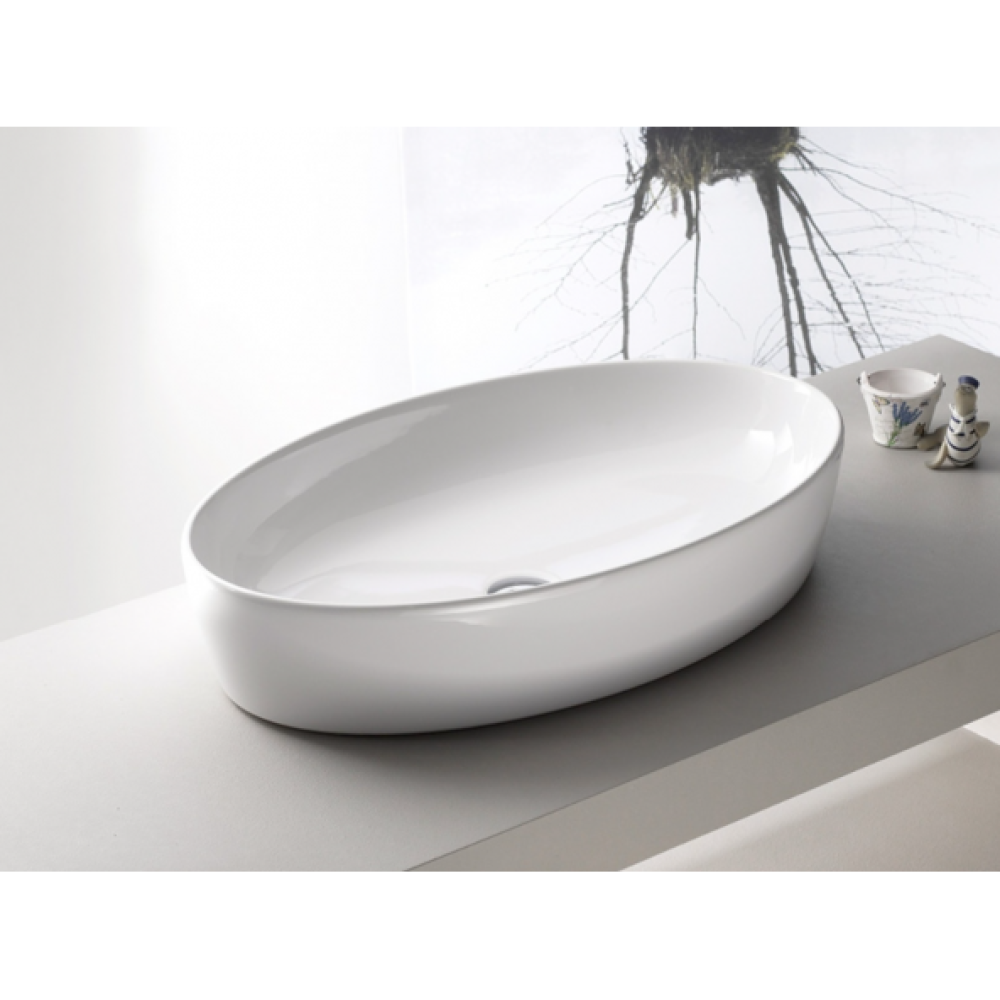Turkuaz One 67X42 Cm Batarya Deliksiz Tezgah Ustu Lavabo Lavabo Fiyatı