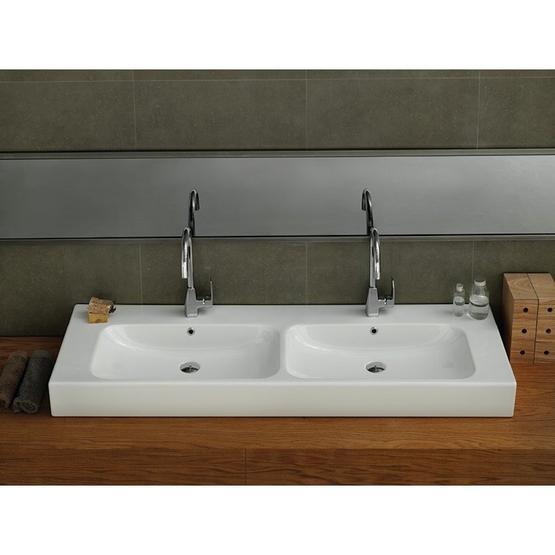Turkuaz Pinto Çift Gözlü 150 cm Lavabo