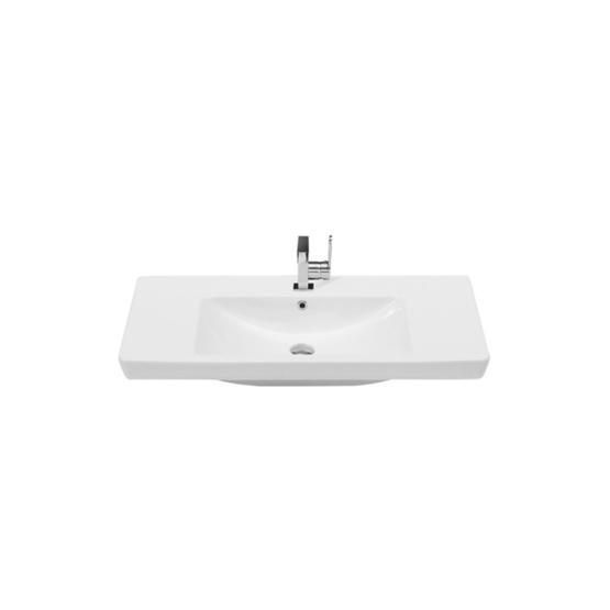 Turkuaz Porto Etajerli 95 cm Lavabo