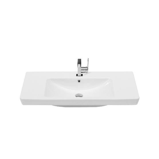 Turkuaz Porto Etajerli 95 cm Lavabo