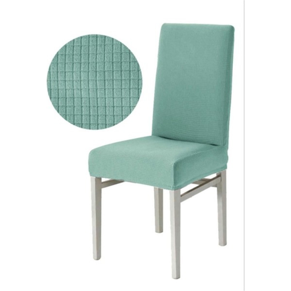 Turkuaz Sandalye Örtüsü, Kare Likralı,esnek Sandalye Kılıfı - 100 x 100 cm Koltuk & Kanepe Örtüsü Fiyatı