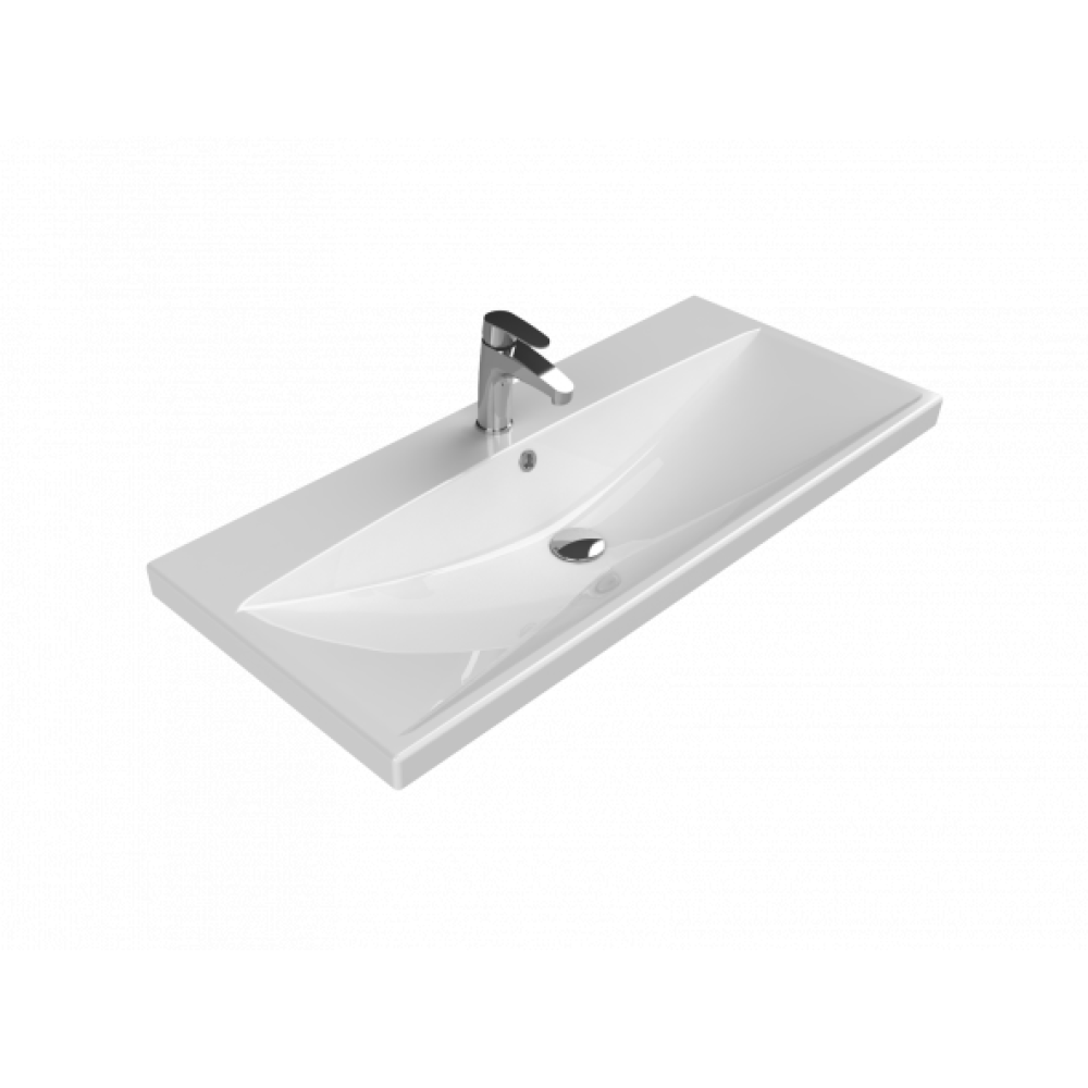 Turkuaz Seramik Cerastyle Elite Serisi 100 X 45 Cm Etajerli Lavabo Lavabo Fiyatı