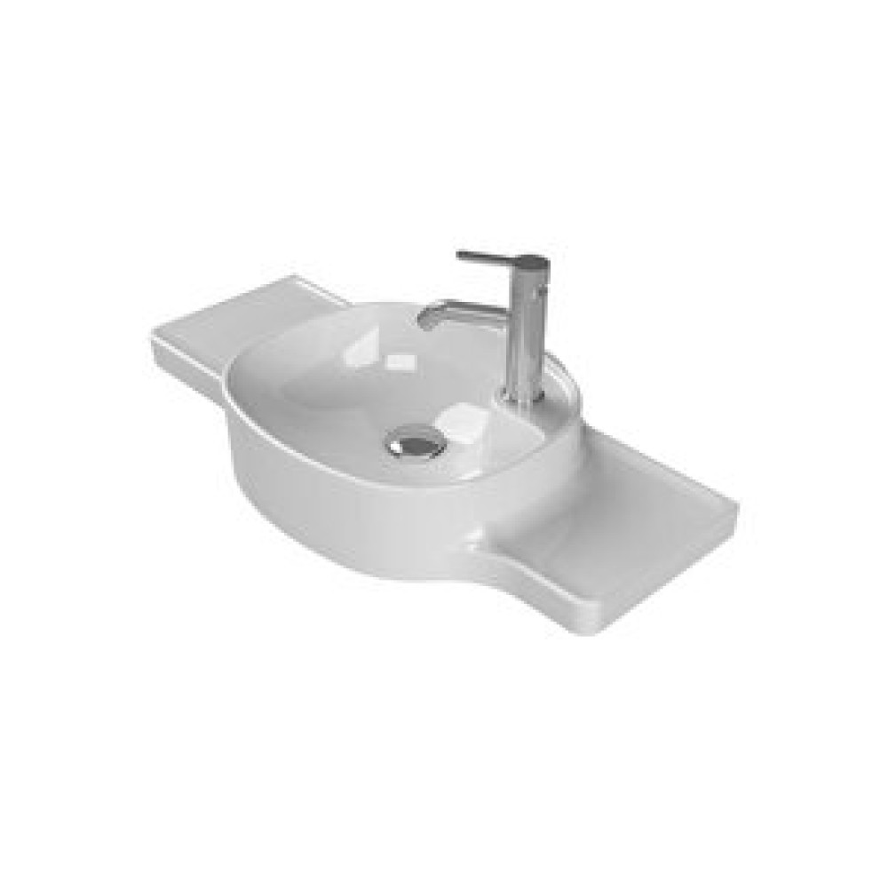 Turkuaz Seramik Turkuaz Cerastyle Harmony Etajerli Lavabo 80*37,5 Cm Lavabo Fiyatı