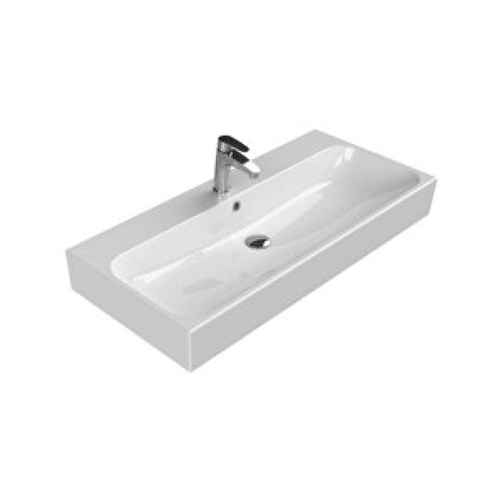 Turkuaz Seramik Turkuaz Cerastyle Pinto Etajer Uyumlu Banyo Lavabo 100*47 Cm Lavabo Fiyatı