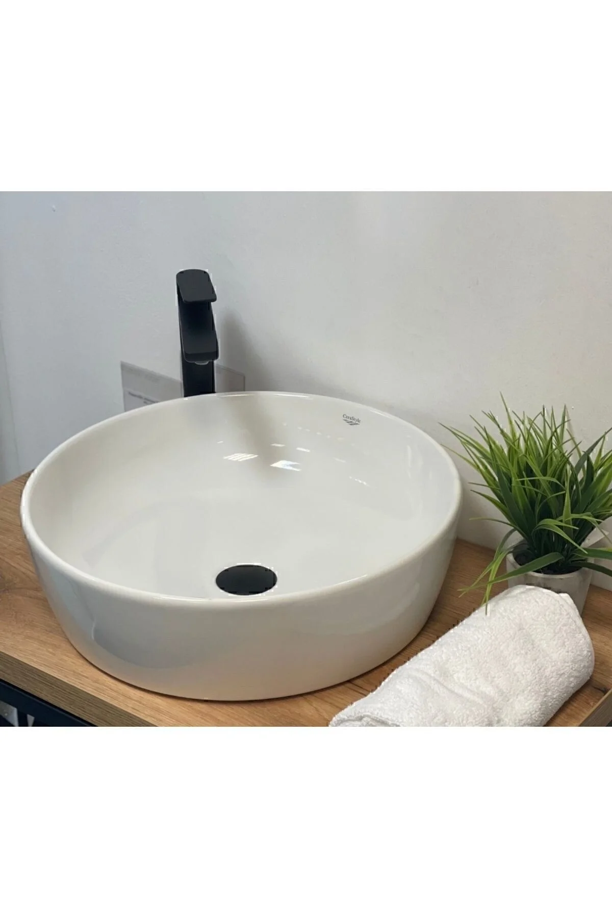 Turkuaz Turkuaz Cerastyle One Lavabo 46 Cm Yuvarlak Çanak Tezgah Üstü" Lavabo Fiyatı