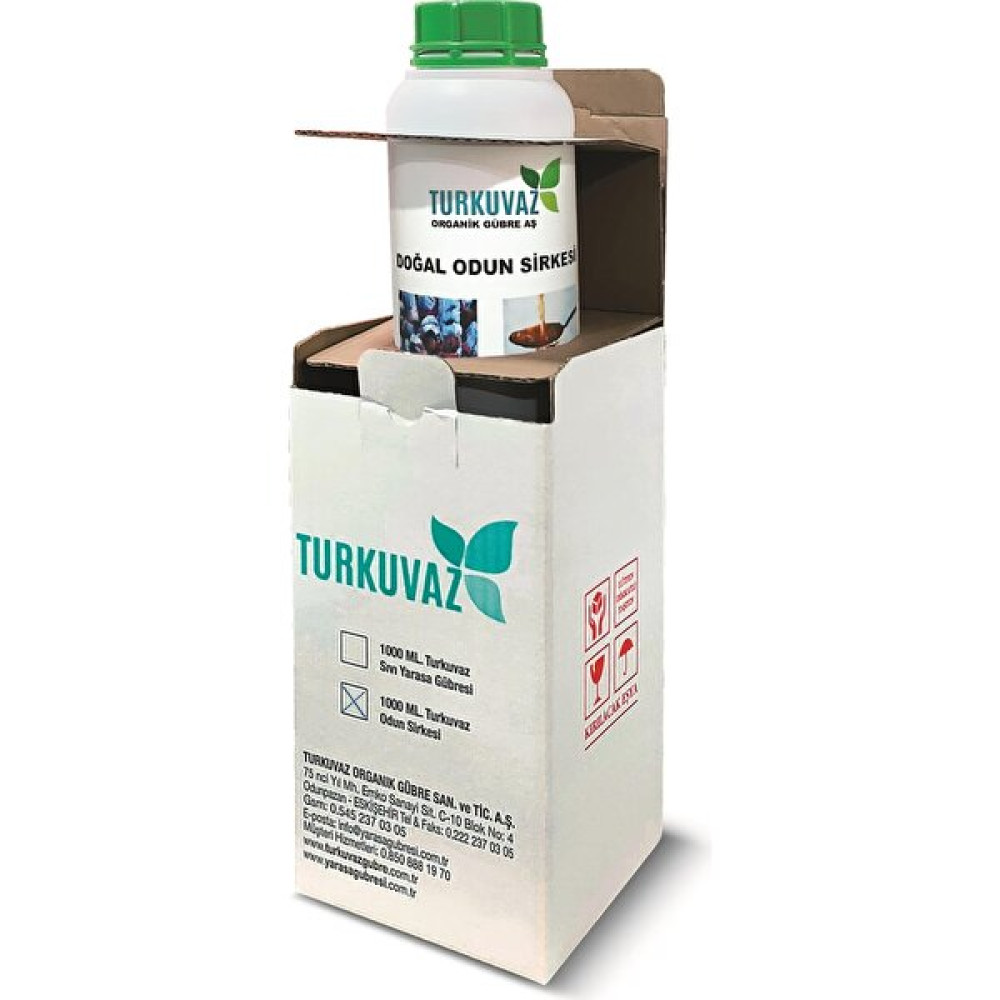 Turkuvaz Doğal Odun Sirkesi Wood 1 Lt. - 1 lt Bitki Fiyatı