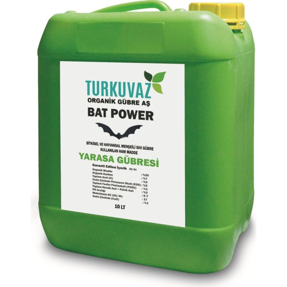 Turkuvaz Organik Bat Power Sıvı Yarasa Gübresi 10 Lt. Gübre Fiyatı