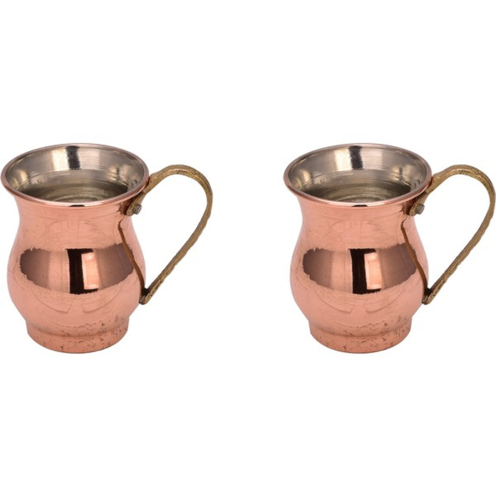 Turna Bakır Mini Zemzem Maşrapa Düz 100 ml 2li Takım Kırmızı TURNA0496-21 Fincan / Bardak / Kahve Takımı Fiyatı
