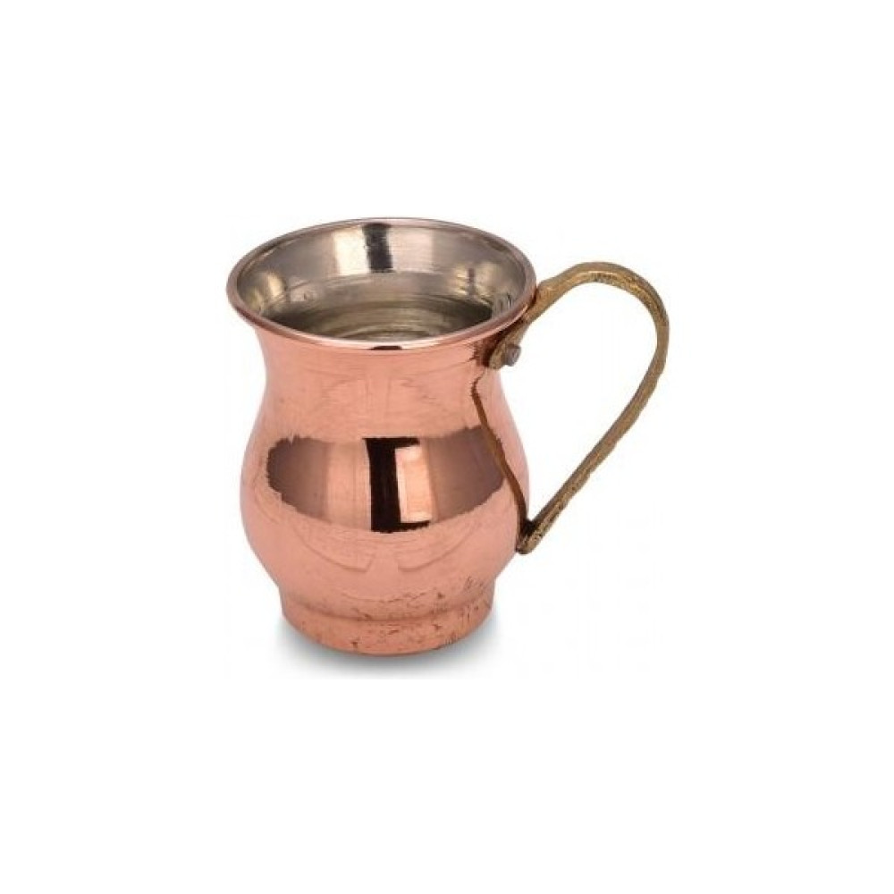 Turna Bakır Mini Zemzem Maşrapa Düz 100 ml Kırmızı TURNA0496-1 - 1 Adet Fincan / Bardak / Kahve Takımı Fiyatı
