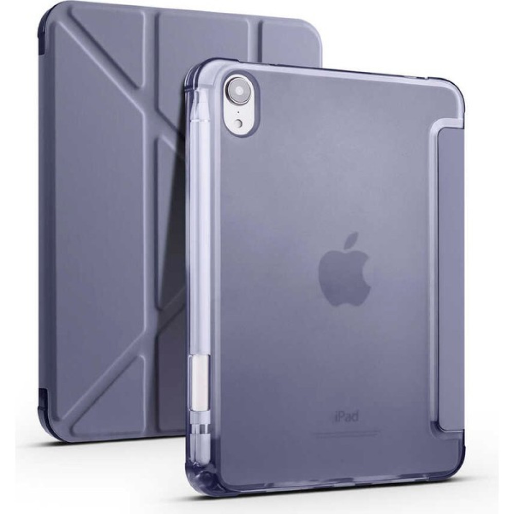 Turotto Apple iPad 10.9 2022 (10.nesil) A2696,A2757,A2777 Seri Yatay ve Dikey Standlı Kalemlikli Trifold Arkası Soft Silikon Smart Kılıf - Akıllı Ş... Tablet Kılıfı Fiyatı