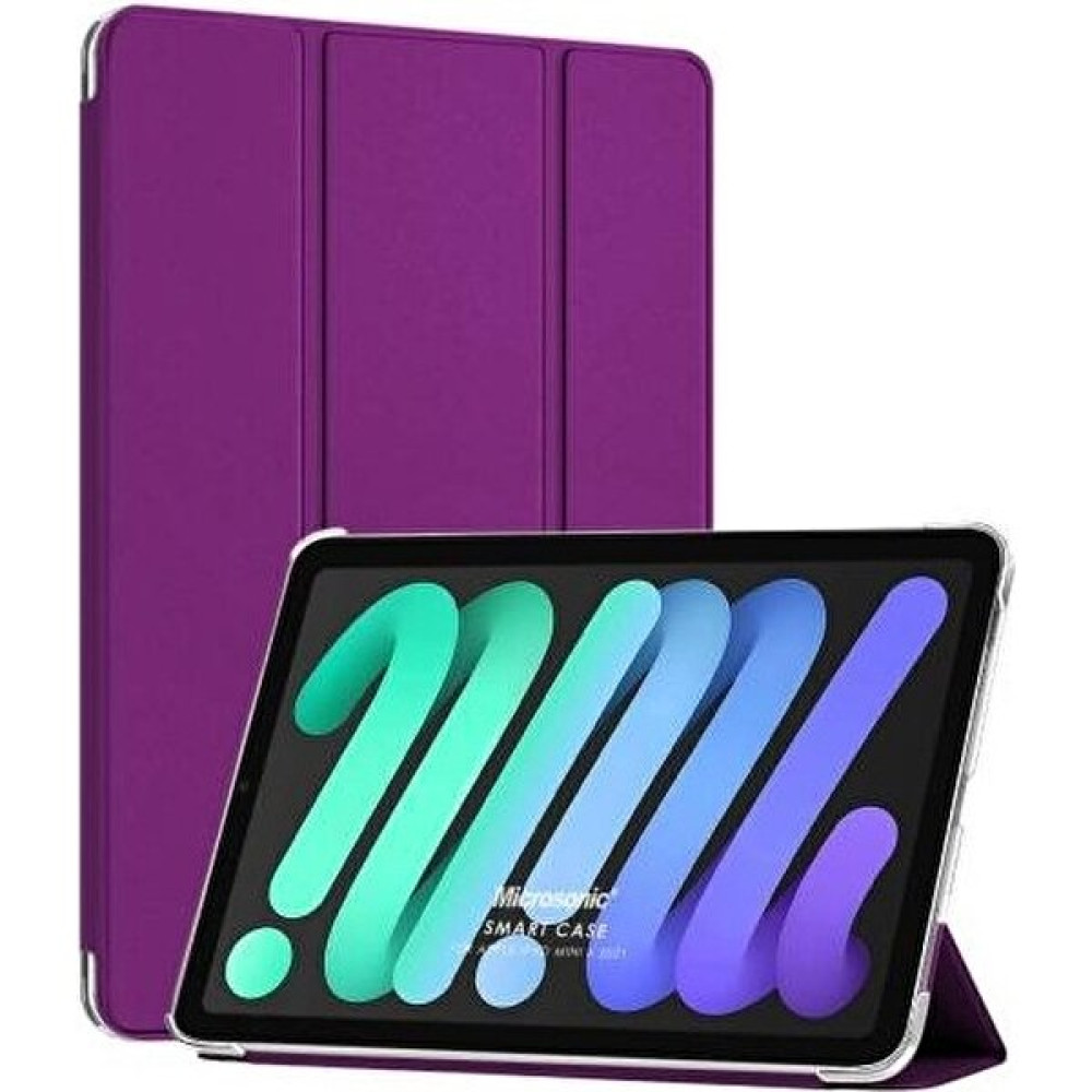 Turotto Apple iPad Air 5 10.9 2022 (5.nesil) A2588,A2589,A2591 Seri Yatay Standlı Arka Sert P.c Güçlü Mıknatıslı Uyku Modlu Smart Tablet Kılıf - Mor Tablet Kılıfı Fiyatı