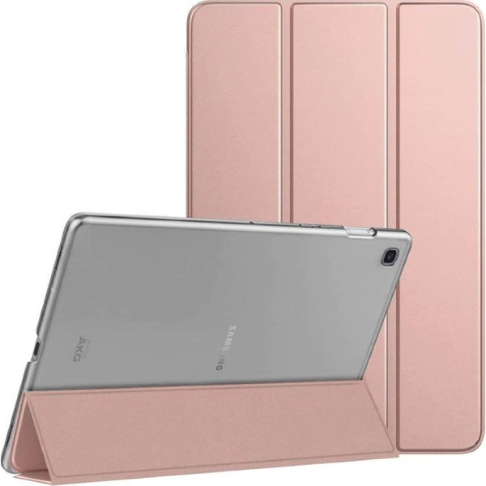 Turotto Samsung Galaxy Tab A7 2020 T500 T505 T507 10.4 Inç Yatay Standlı Uyku Modlu Smart Case Rose Gold Tablet Kılıfı Fiyatı