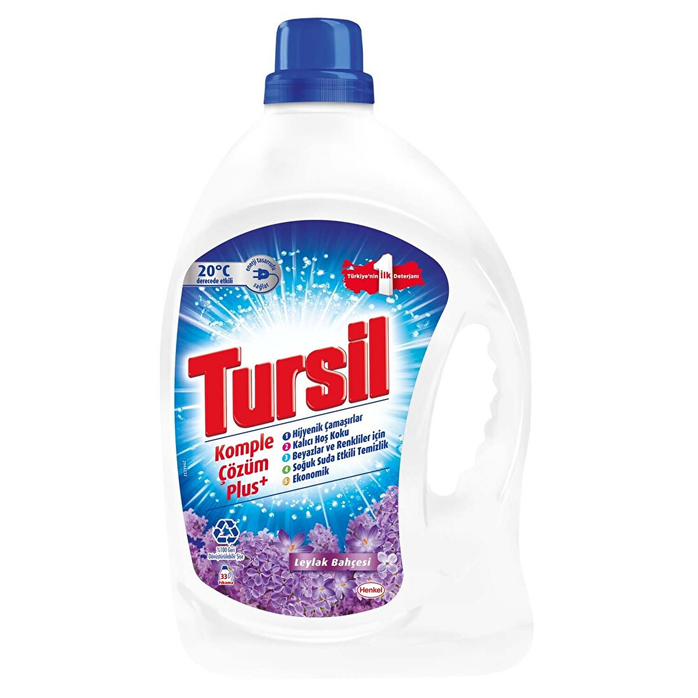 Tursil Jel 2145 ml Leylak Bahçesi 33 Yıkama Çamaşır Deterjanı Fiyatı