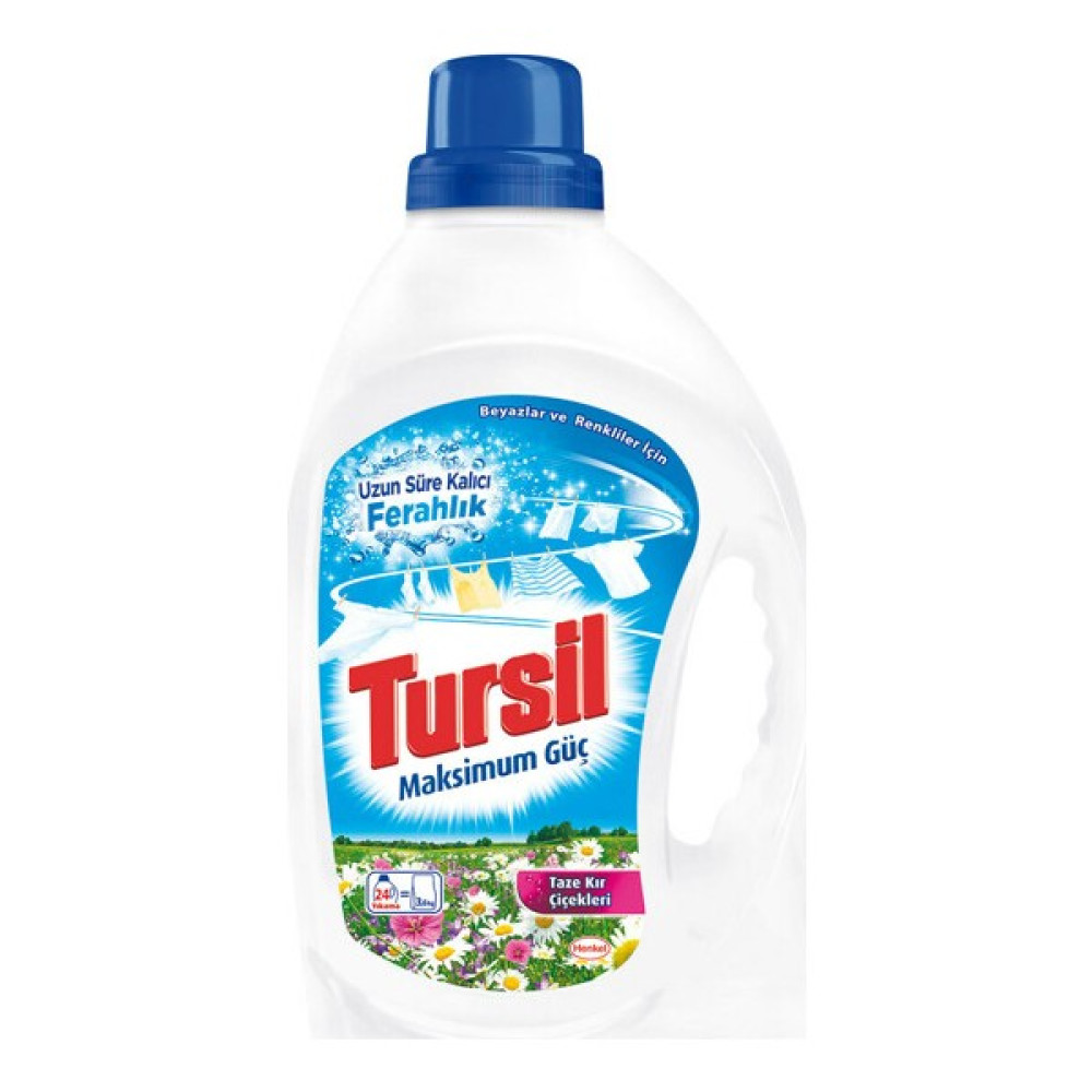 Tursil Jel Taze Kır Çiçekleri 24 Yıkama Çamaşır Deterjanı Fiyatı