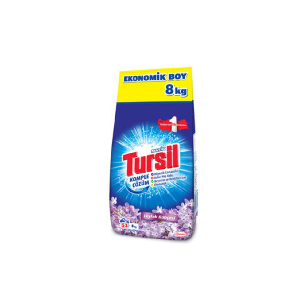 Tursil Matik Leylak Bahçesi 8 Kg Çamaşır Deterjanı Fiyatı