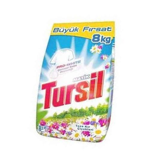 Tursil Matik Taze Kır Çiçekleri 8 kg Çamaşır Deterjanı Çamaşır Deterjanı Fiyatı