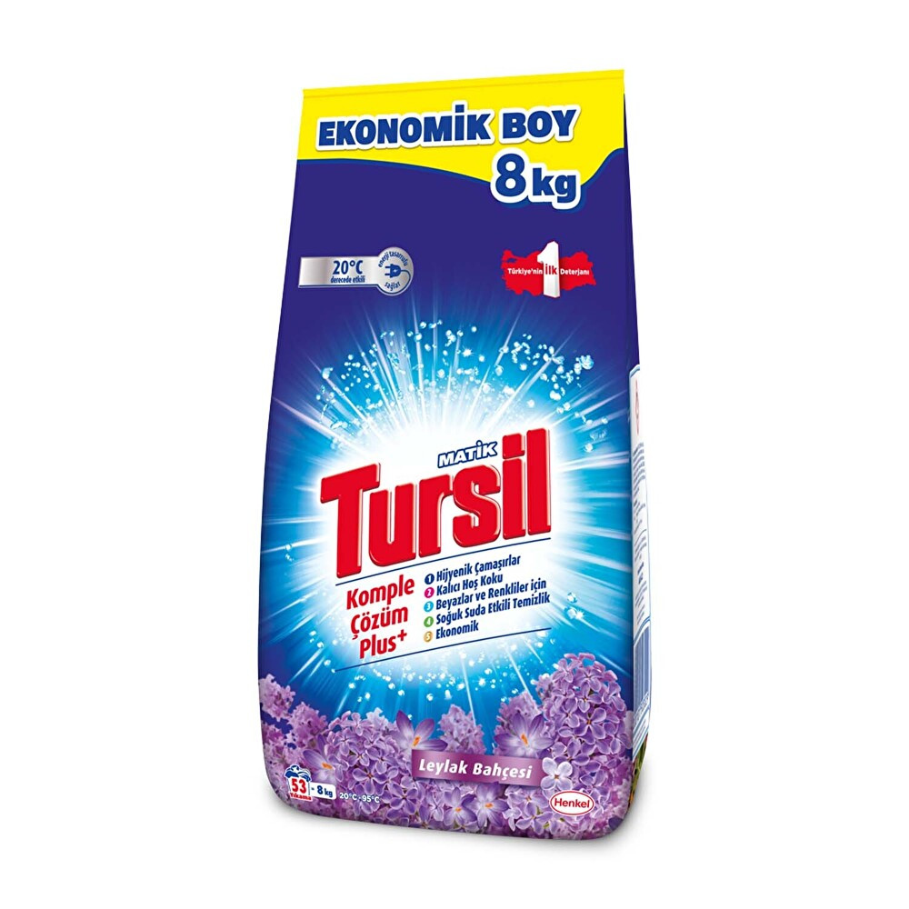 Tursilmatik Toz Çamaşır Deterjanı Leylak Bahçesi 8 Kg Çamaşır Deterjanı Fiyatı