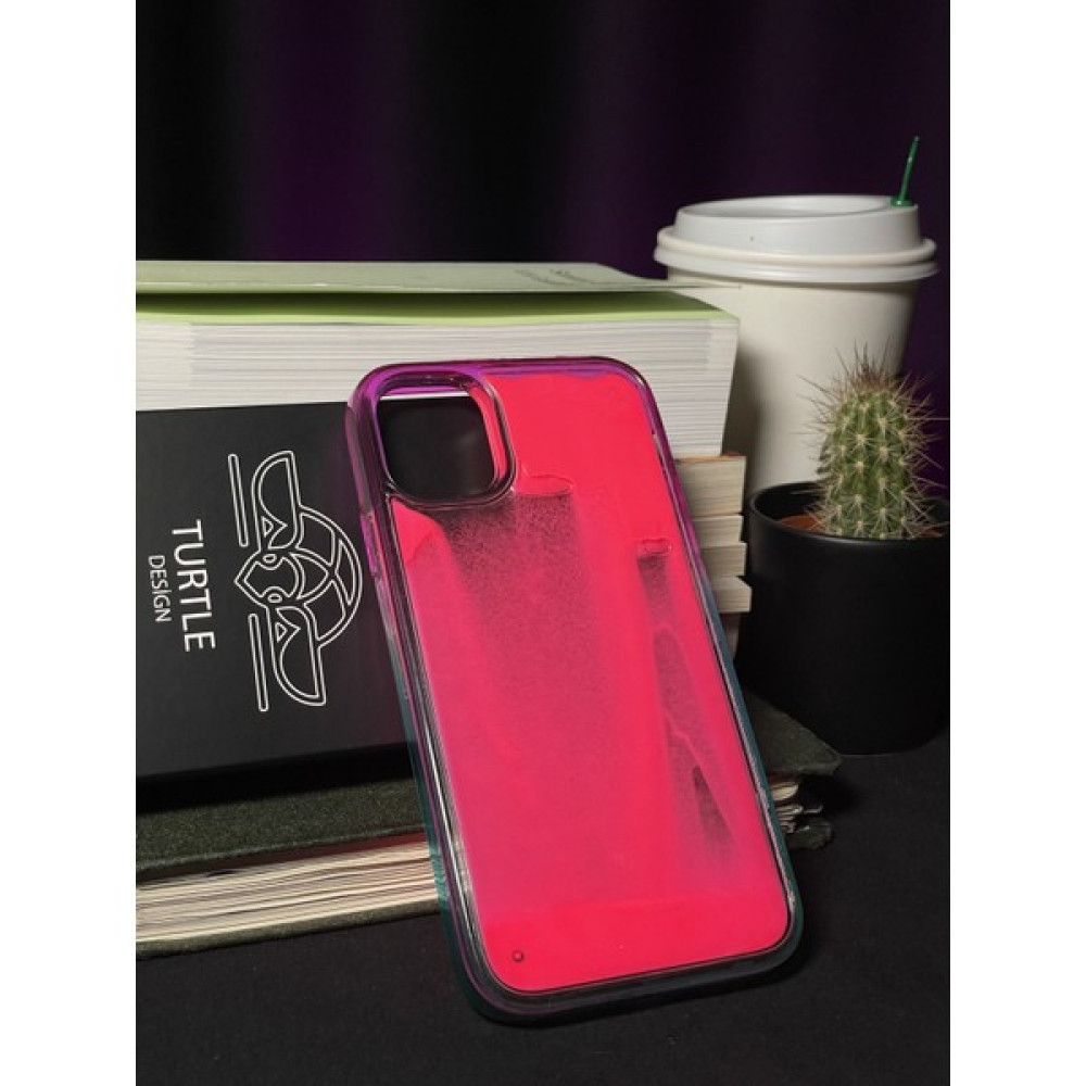 Turtle Apple iPhone 11 Water Kum Kılıf Kapak - Hareketli Kum Tasarım - Şeffaf Cep Telefonu Kılıfı Fiyatı