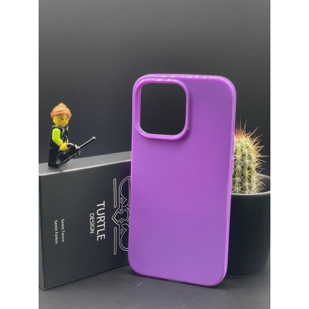 Turtle Apple iPhone 13 Pro Parlak Silikon Mor Telefon Kılıfı - Darbe Emici, Çizilmelere ve Lekelere Karşı Dirençli Cep Telefonu Kılıfı Fiyatı
