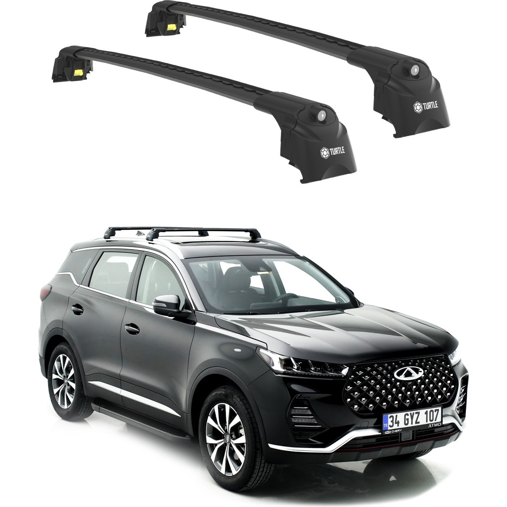 Turtle Chery Tiggo 7 Pro 2020-2024 Ara Atkı Air2 Siyah Diğer Fiyatı