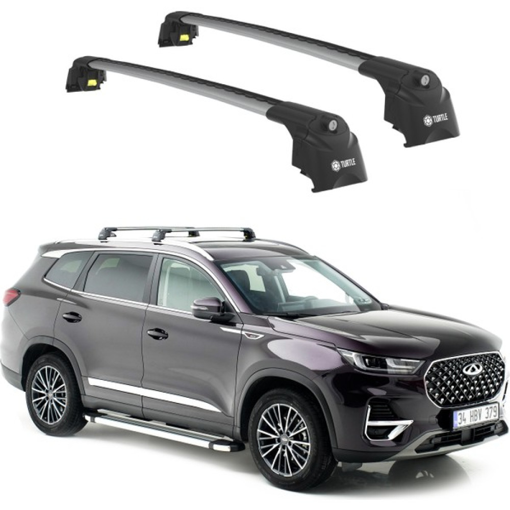 Turtle Chery Tiggo 8 Pro 2022-2023 Turtle Air2 Ara Atkı Gri Oto Dış Aksesuar & Yedek Parça Fiyatı