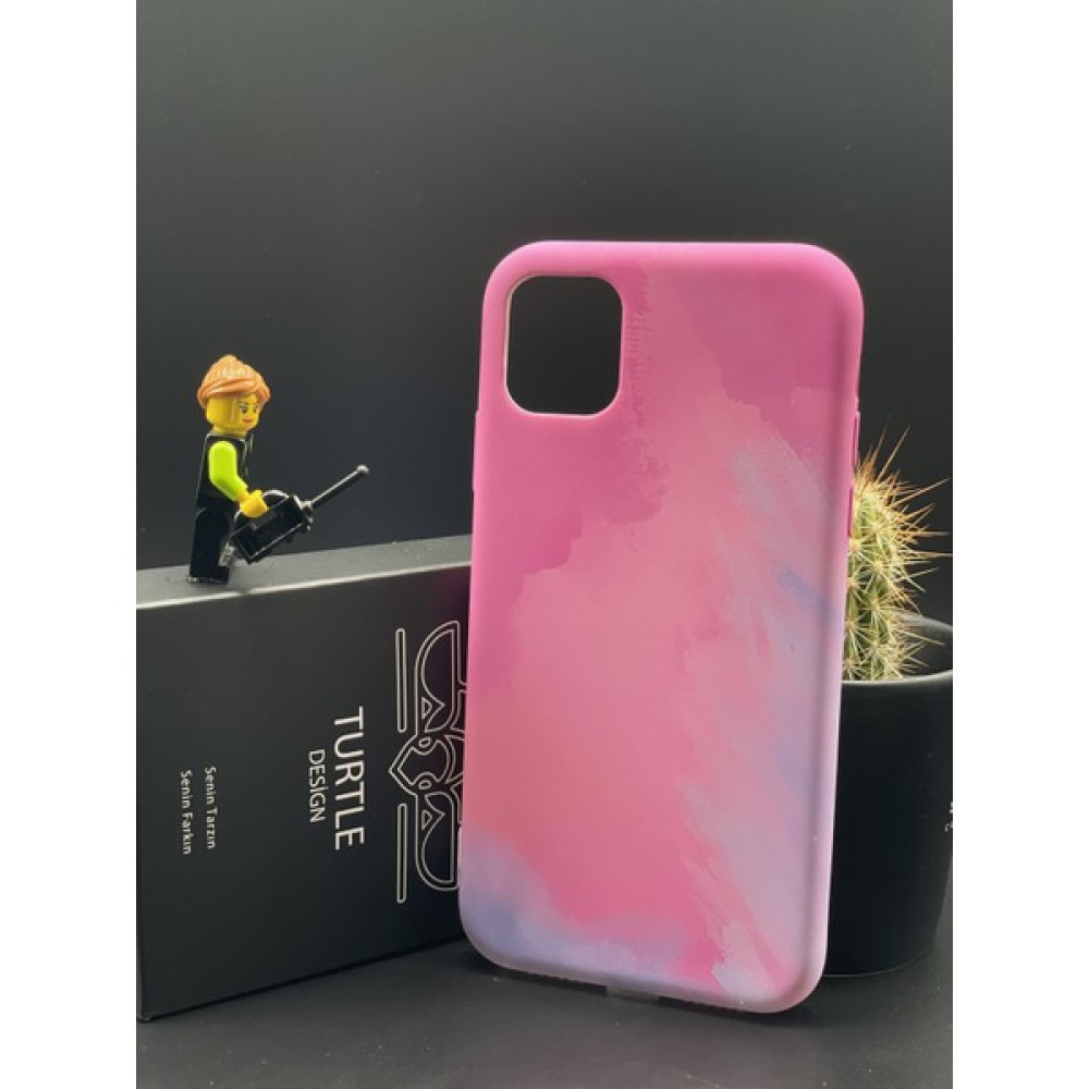 Turtle Dizayn Apple iPhone 11 Elit Lansman - Darbe Emici Lüks Kılıf - Koyu Pembe Cep Telefonu Kılıfı Fiyatı